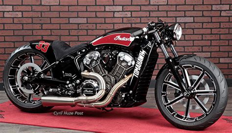 Tomahawk A Very Sharp Custom Indian Scout At Cyril Huze Post Custom