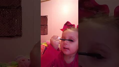 My First Makeup Makeup Tutorial Little Girl Makeup Video Youtube