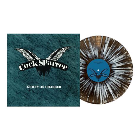 Cock Sparrer Guilty As Charged Black Ice W White Splatter Vinyl Pirates Press Records