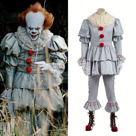 Stephen Kings It Pennywise Cosplay Costume Pennywise Outfit Clown