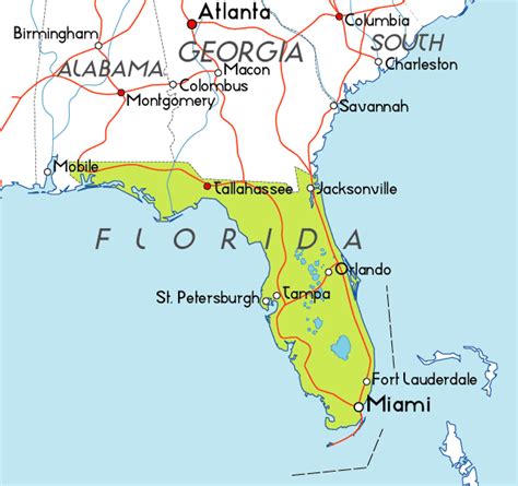 Alfa Img Showing Map Of Florida Usa