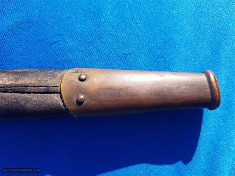 Remington Zouave Rifle Bayonet Wscabbard Original Civil War Issue