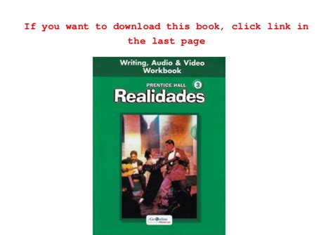 Realidades 1 core practice answer key 9a. Download Pearson - Prentice Hall Realidades Program Page ...