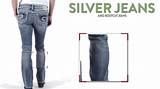Photos of Aiko Bootcut Silver Jeans