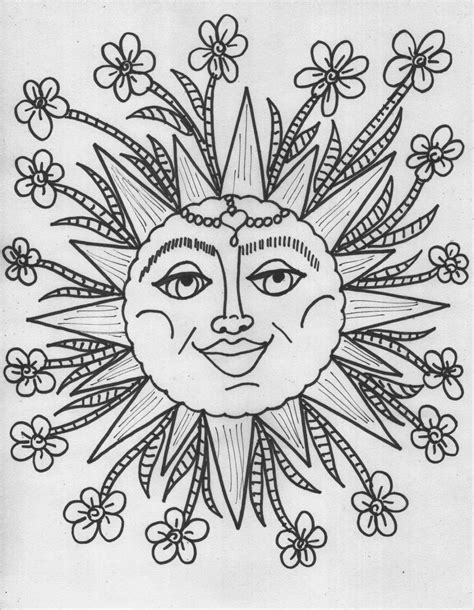 Hippie Girl Coloring Pages Tedy Printable Activities