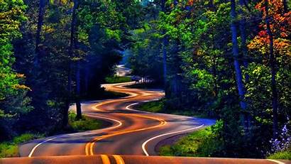 Road Wallpapers Forest Curvy Background Latest Nature