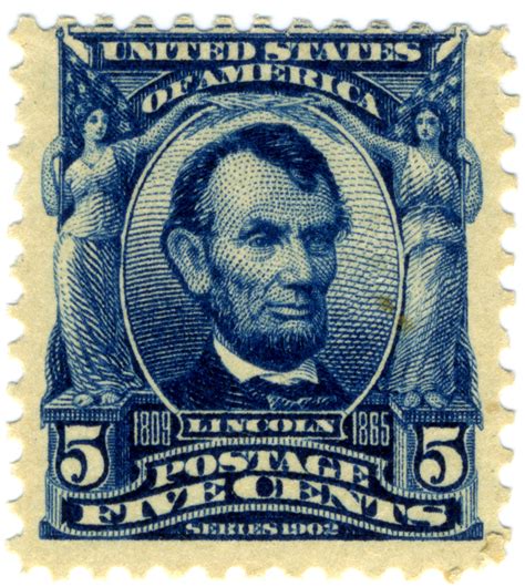 Fileus Stamp 1903 5c Lincoln Sc304