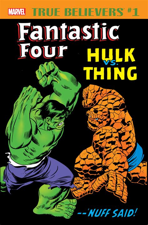 True Believers Fantastic Four Hulk Vs Thing Vol 1 1 Marvel