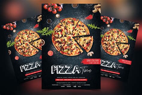 Pizza Restaurant Free Psd Flyer Template Psdflyer
