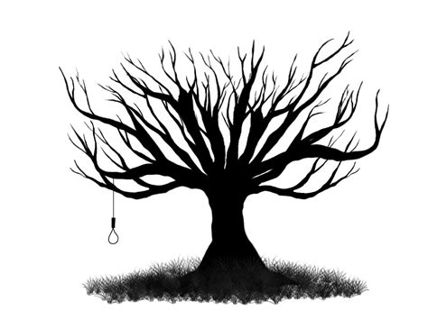 Creepy Tree Drawing At Getdrawings Free Download
