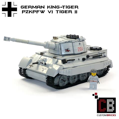 CUSTOMBRICKS.de - CUSTOM-WW2-Tiger-II-Koenigstiger ...