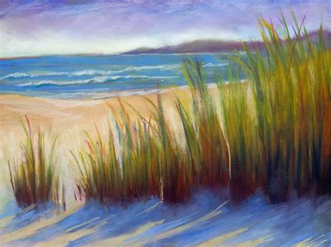 Beach Grass Beach Mural Ocean Painting Grass Painting