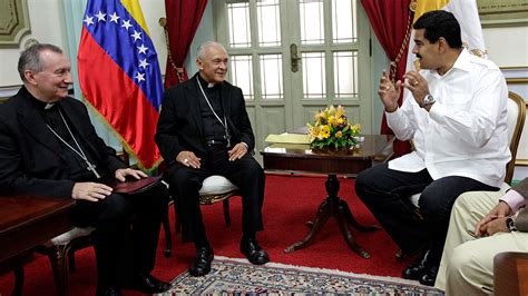 Maduro Quiere Como Mediador Al Secretario De Estado Del Vaticano Infobae
