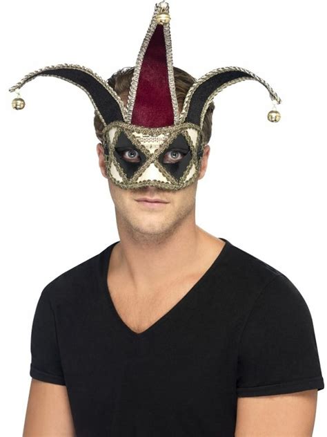 Jester Venetian Eye Mask Costume Wonderland