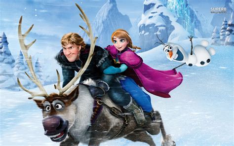 Kristoff Anna Olaf And Sven Olaf And Sven Wallpaper Fanpop