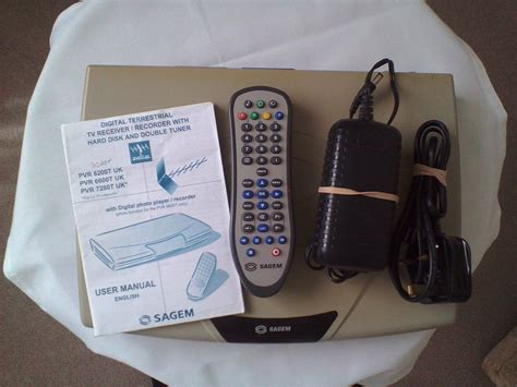 Sagem PVR 6240T Digital Terrestrial TV Receiver | Digital, Satellite receiver, Receiver