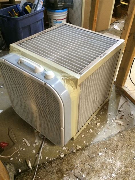 Diy Air Filtration Just Tape 5 20x20 Furnace Filters To A Box Fan