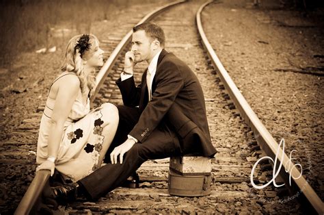 Vintage Railroad Track Engagement Photo Shoot In Northampton Ma Vintage Weddinginspiration