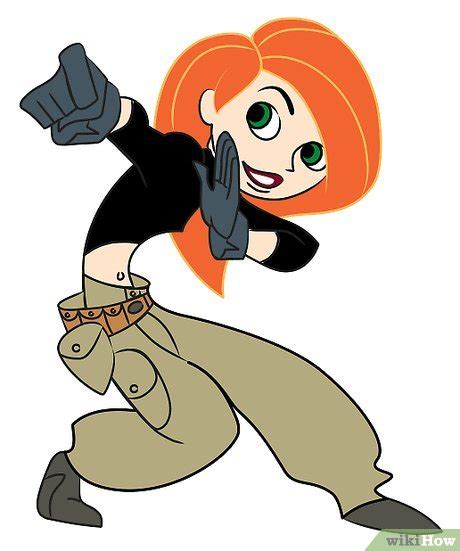 how to draw kim possible 11 steps with pictures wikihow
