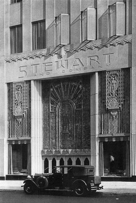 Vanished New York City Art Deco Stewart And Company Bonwit Teller