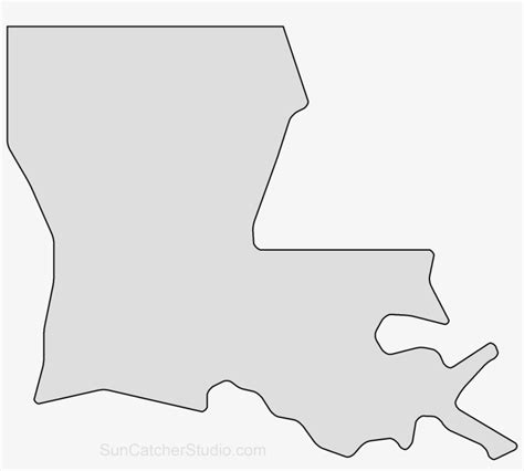 Printable Louisiana Map Outline Literacy Ontario Central South