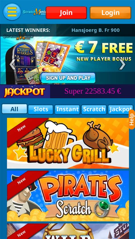 Two zeros and sports on the remainder. ScratchMania Casino App Download for Android (.apk) & iPhone