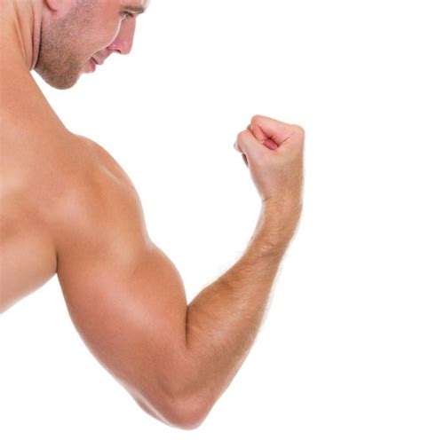 Strong Sports Man Showing Biceps Stock Photo By ©citalliance 14917365