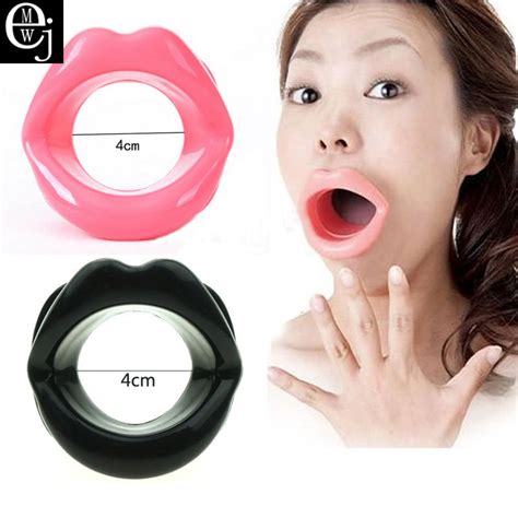 Ejmw Rubber Bdsm Sex Toys Lips Shaped O Ring Mouth Gag Fetish Adult Sex Toys For Woman Sex