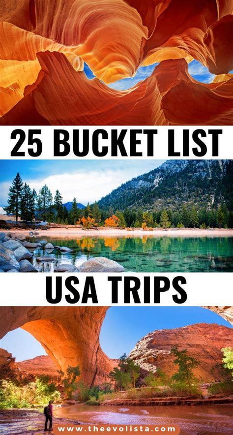 25 Bucket List Usa Trip Ideas Youll Love The Evolista Cool Places