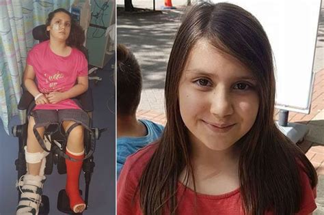 Healthy Girl Whose Mum Thought She Had Sickness Bug Left Unable To Walk Talk Or Eat