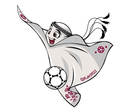 Mascot Fifa World Cup Qatar 2022 Official Logo Mondial Champion Symbol