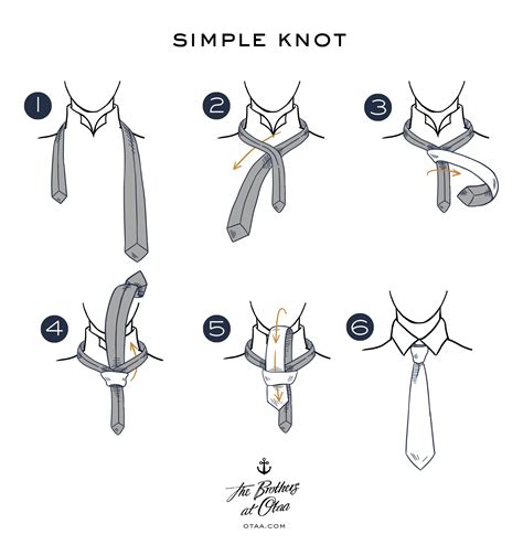 How To Tie A Simple Knot Tie Knot Tutorial Learn How To Tie A Tie