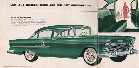 Gm 1955 Chevrolet Sales Brochure