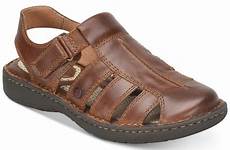 sandals fisherman closed toe born men justice mens brown shoes macy leather