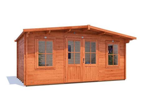 rhine log cabin with sidestore w5 5m x d3 0m log cabins