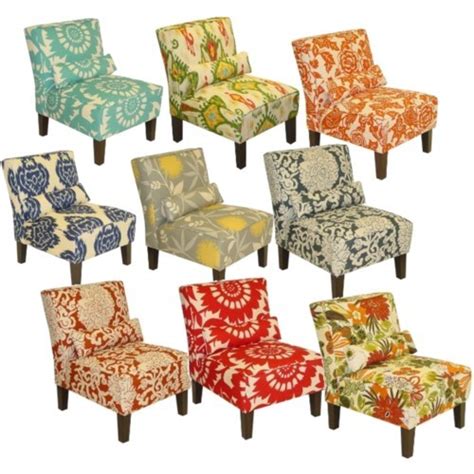 Printed accent chair for sale. adorned abode archive: The Ever Versatile Slipper Chair