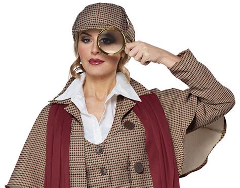 Womens Lady Sherlock Costume Johnnie Brocks
