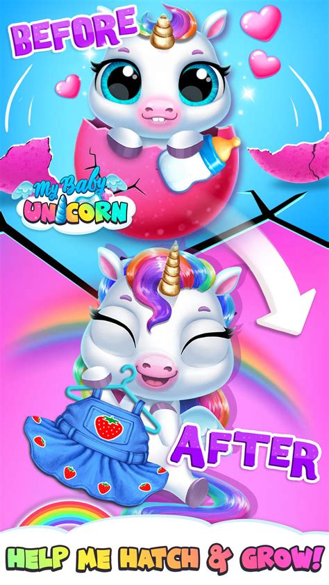 My Baby Unicorn Virtual Pony Pet Care And Dress Up Apk 9024 Download