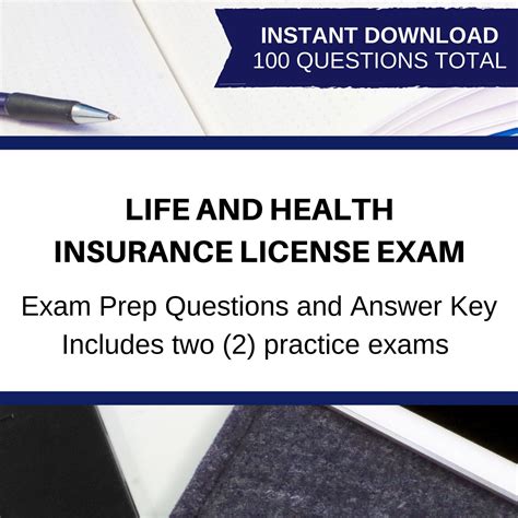 This is why, after answering questions about your health history and specifying the type of policy you want, your chosen carrier will often arrange it's important to take your life insurance medical exam seriously because the results can affect your rate classification, which helps determine your premiums. PRINTABLE Life and Health Insurance License Exam Bundle, Two Practice Exams, Answer Key ...
