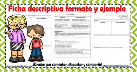 Ejemplo De Ficha Descriptiva Por Fichas Descriptivas Por Alumno Unamed