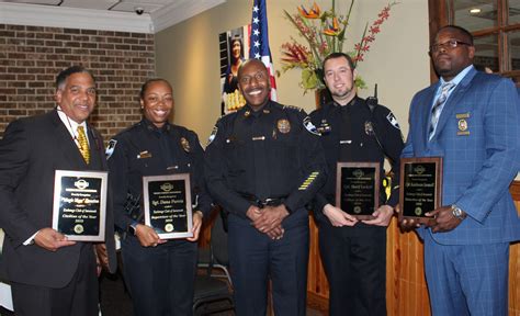 Three Spd Officers Civilian Honored At Exchange Club Awards Savannah