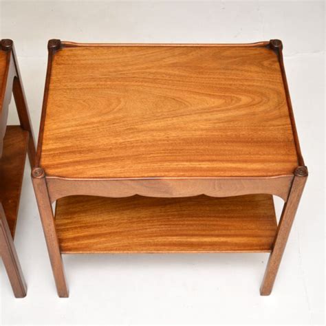 Pair Of Antique Mahogany Side Tables Marylebone Antiques
