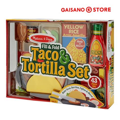 Melissa And Doug Fill And Fold Taco And Tortilla Set Shopee Philippines