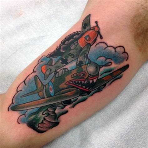 50 Airplane Tattoos For Men Aviation And Flight Ideas Tattoos For