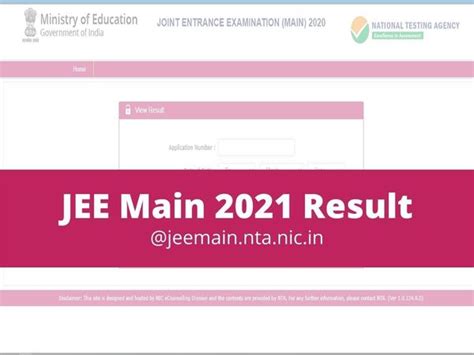 The jee main result for january session has been released by the nta. JEE Main Result 2021: Expected shortly on jeemain.nta.nic ...