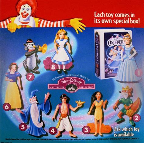 Vintage Mcdonalds Happy Meal Toys Walt Disney Home Video Etsy