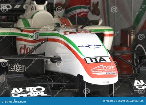 A1gp Team Italy Race Car Editorial Image Image Of Malaysia 7183165