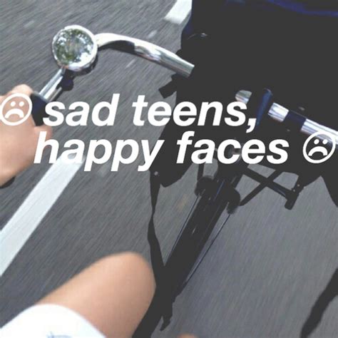 Aesthetic Alone Black Grunge Happy Quotes Sad Teens Image