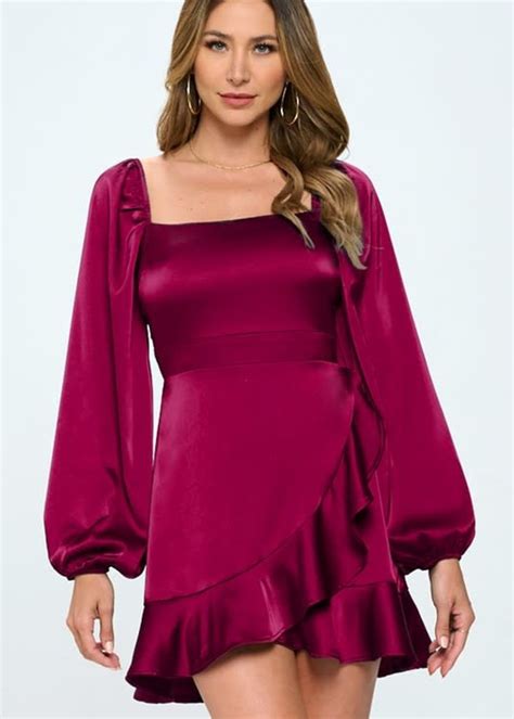 Stunning Satin Party Dress Colors Cousin Couture