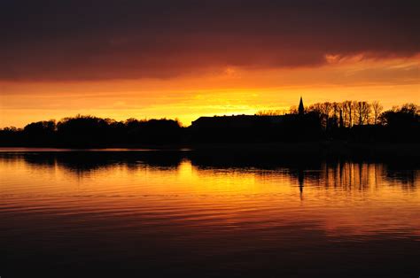 Solnedgang Sorø Sø 2 Sunset Over Sorø Academy With Beaut Flickr